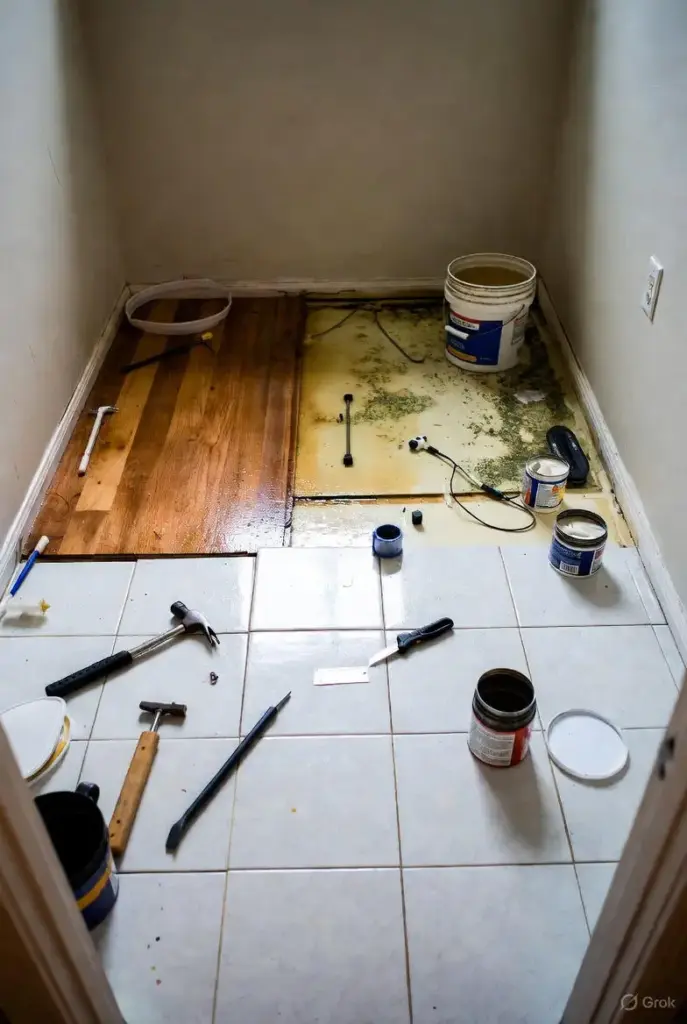 טעויות נפוצות כשמנסים לטפל ברטיבות מתחת לרצפה לבד