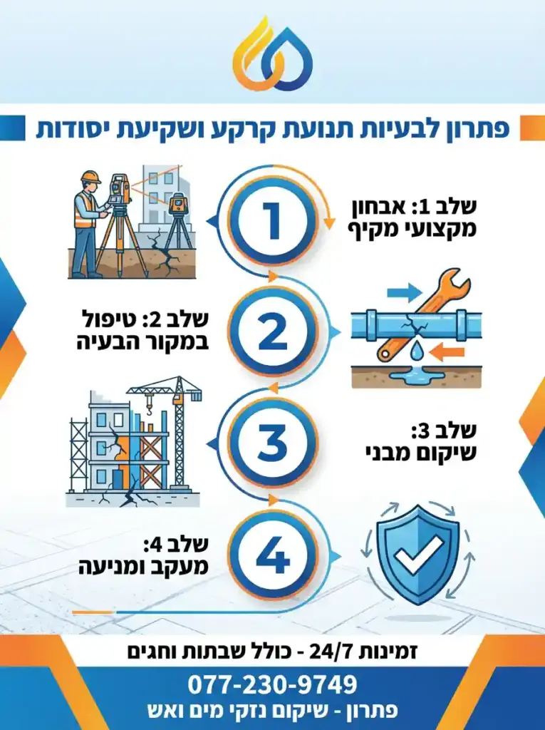 פתרון בעיות לתנועות קרקע